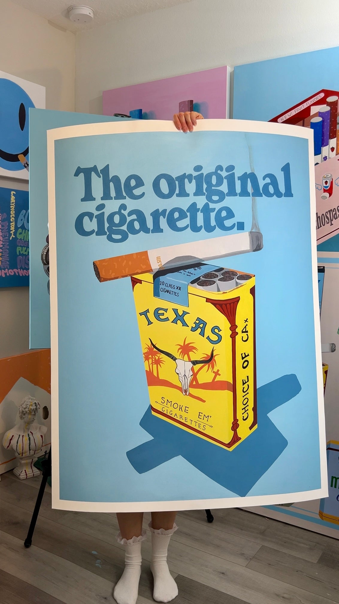 XL Print- Texas Smoke 'Em