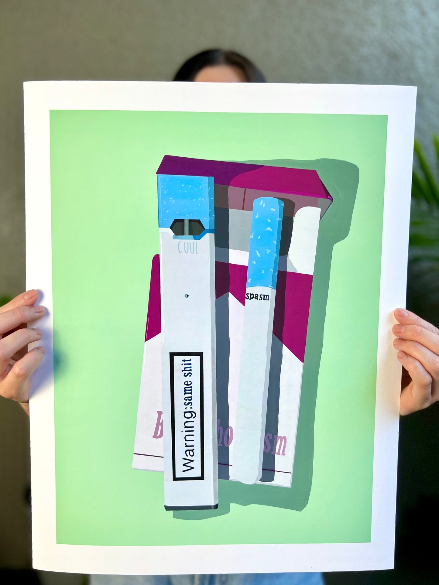 Warning: Same Shit- Art Print