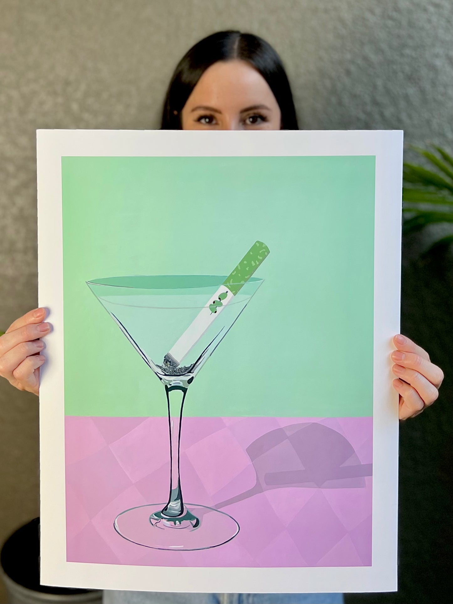 Dirty Martini Cigarette- Art Print