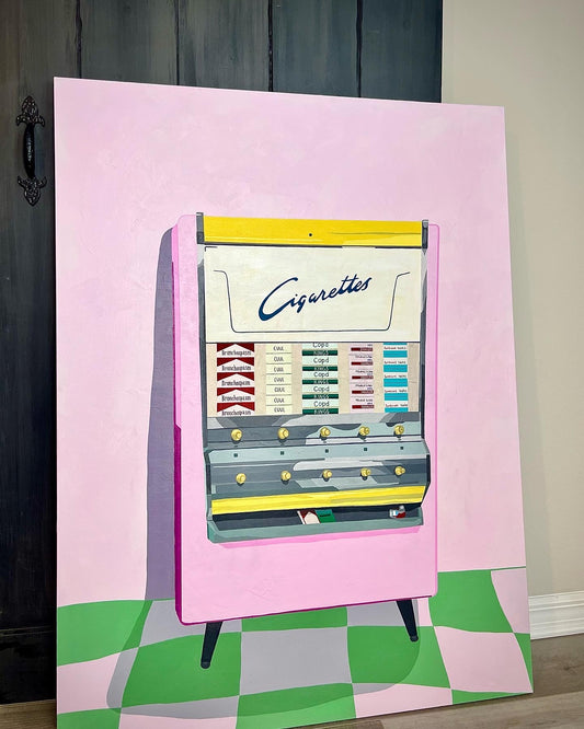 Cigarette Vending Machine- Original Painting