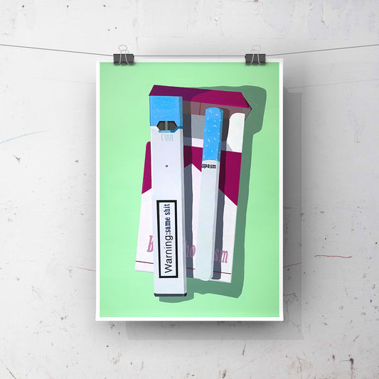 Art Print- Juul Vape Cigarettes are the same
